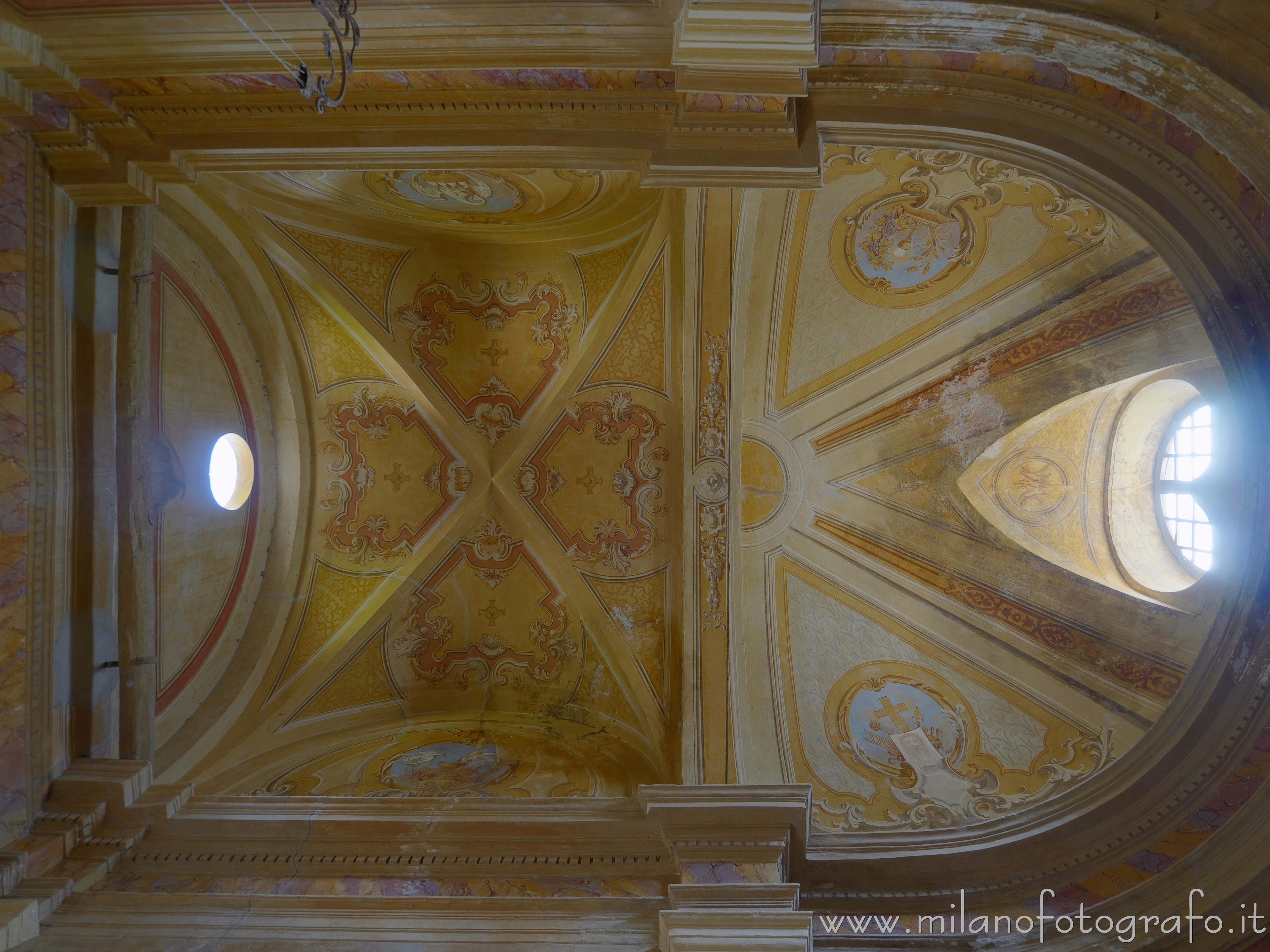 Campiglia Cervo (Biella) - Soffitto della Cappella di Ritert - Foto a piena risoluzione